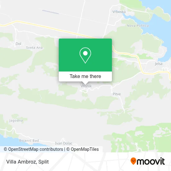 Villa Ambroz map