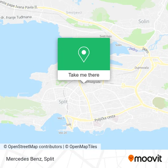 Mercedes Benz map