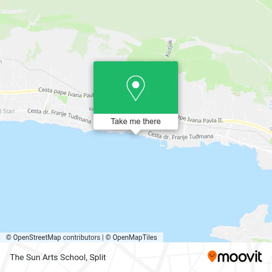 The Sun Arts School map
