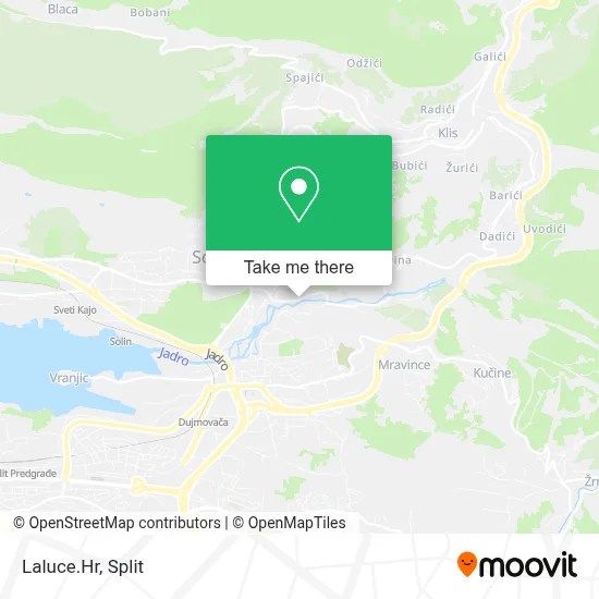 Laluce.Hr map