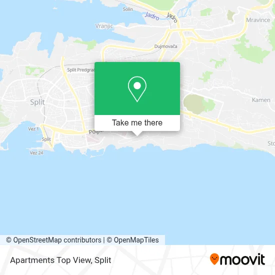 Apartments Top View map