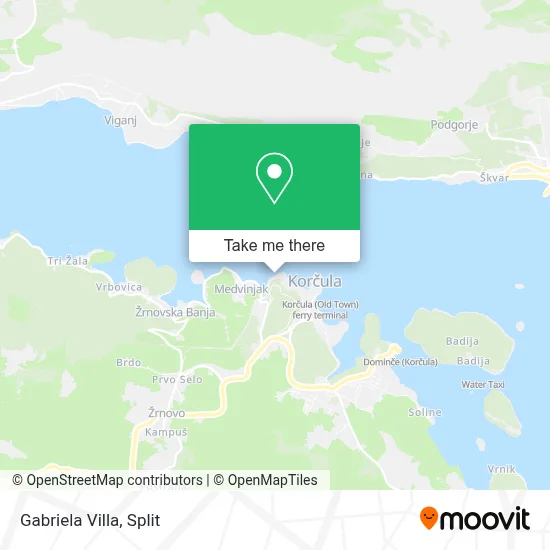 Villa Gabriela map