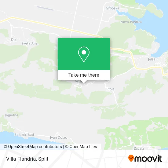 Villa Flandria map