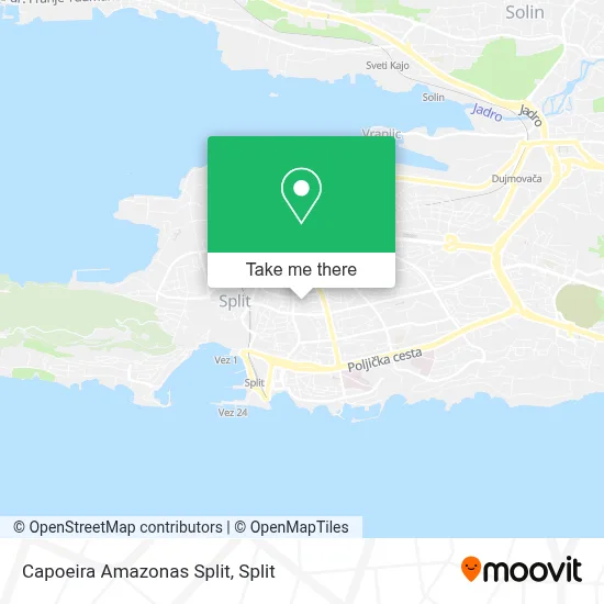 Capoeira Amazonas Split map