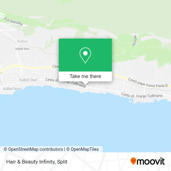 Hair & Beauty Infinity map