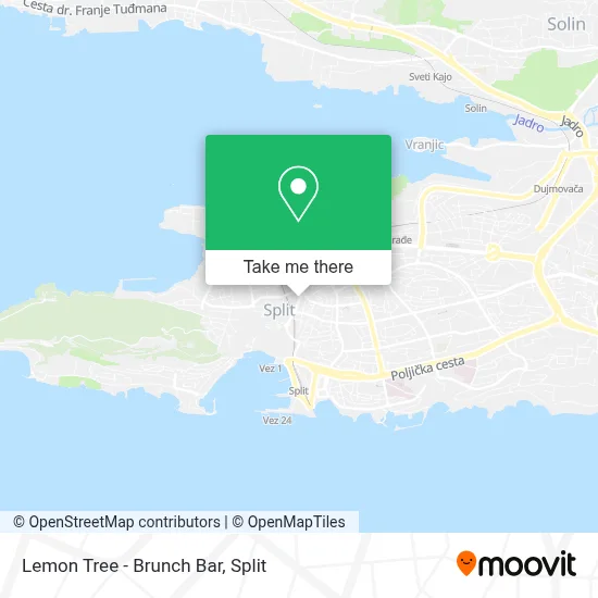 Lemon Tree - Brunch Bar map
