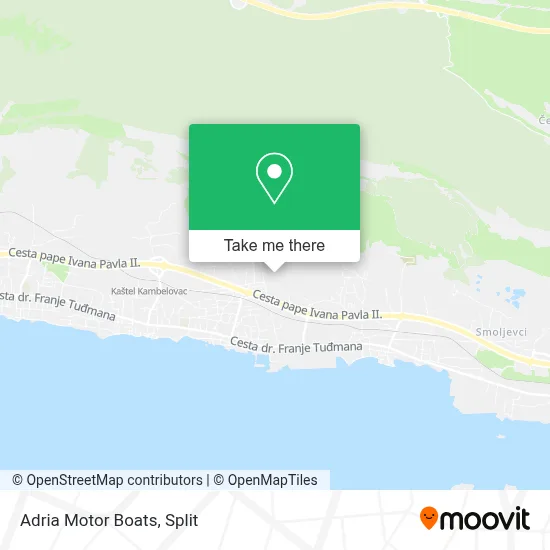 Adria Motor Boats map