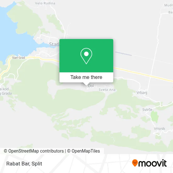 Rabat Bar map