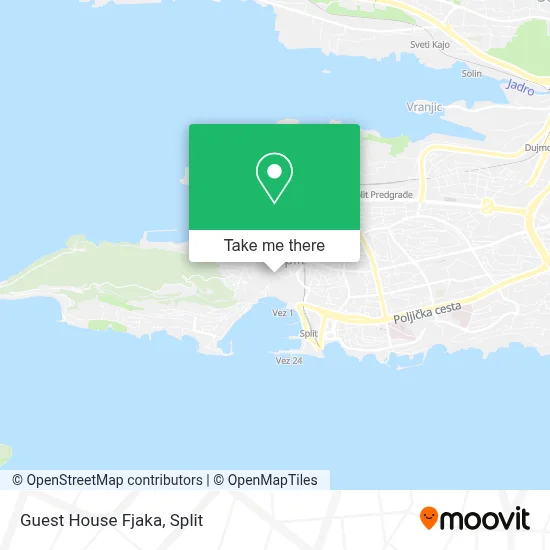 Guest House Fjaka map
