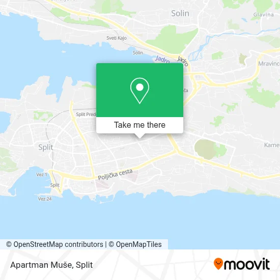 Apartman Muše map