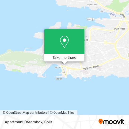 Apartmani Dreambox map