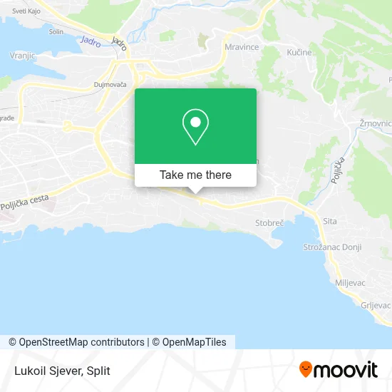 Lukoil Sjever map