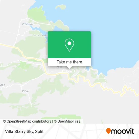 Villa Starry Sky map