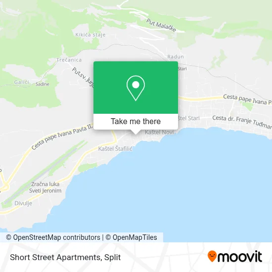 Short Street Apartments map