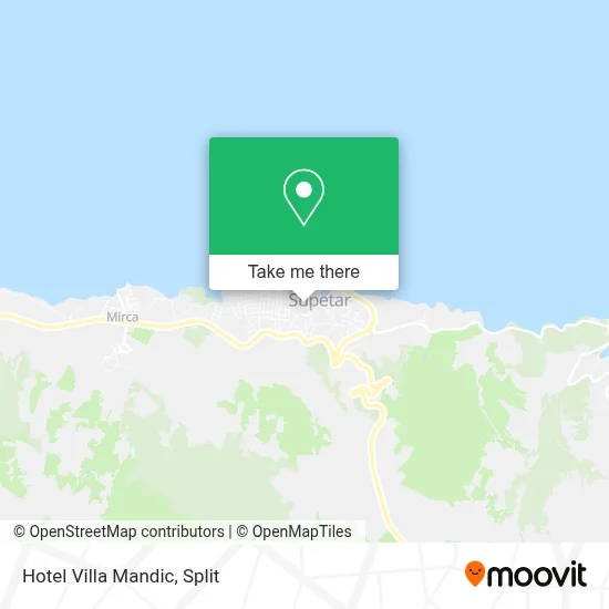 Hotel Villa Mandic map
