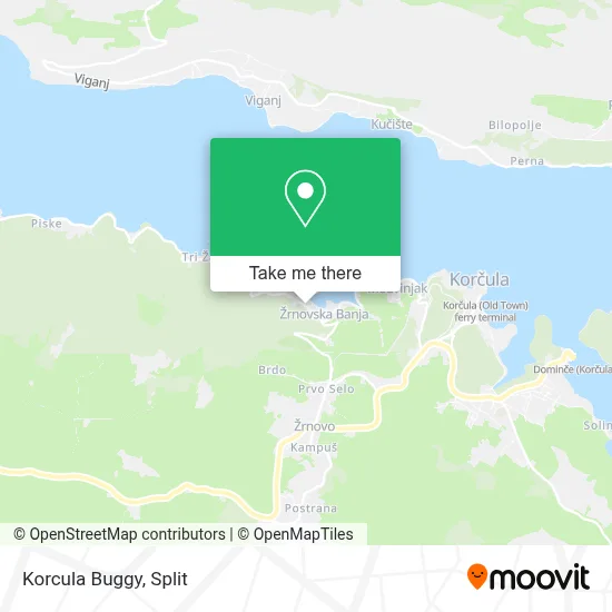 Korcula Buggy map