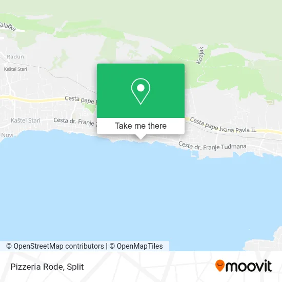 Pizzeria Rode map