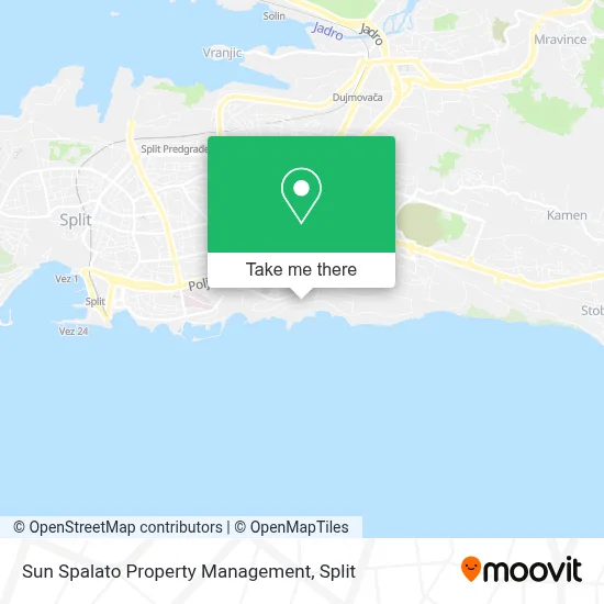 Sun Spalato Property Management map