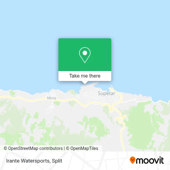Irante Watersports map