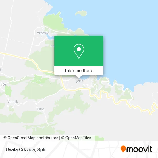 Uvala Crkvica map
