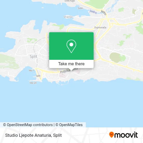 Studio Ljepote Anaturia map