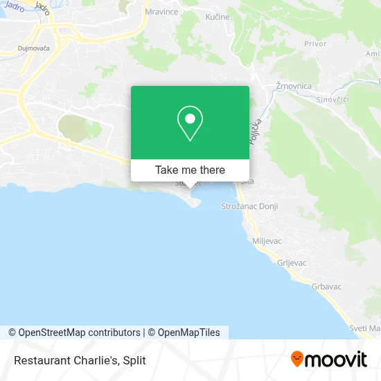 Restaurant Charlie's map