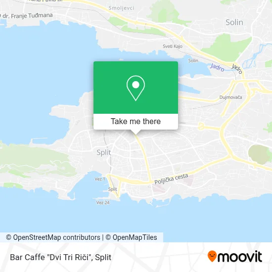 Bar Caffe "Dvi Tri Riči" map