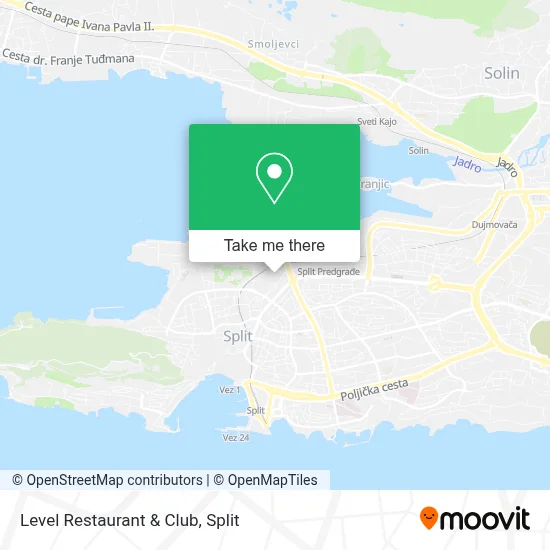 Level Restaurant & Club map