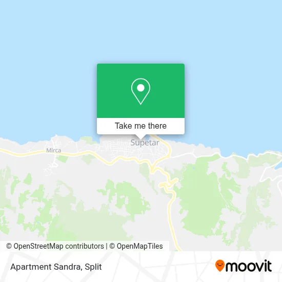 Apartment Sandra map