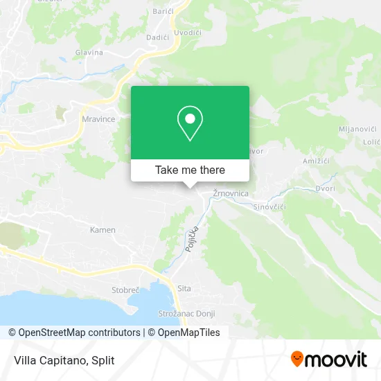 Villa Capitano map