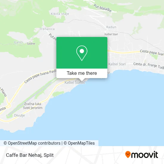 Caffe Bar Nehaj map