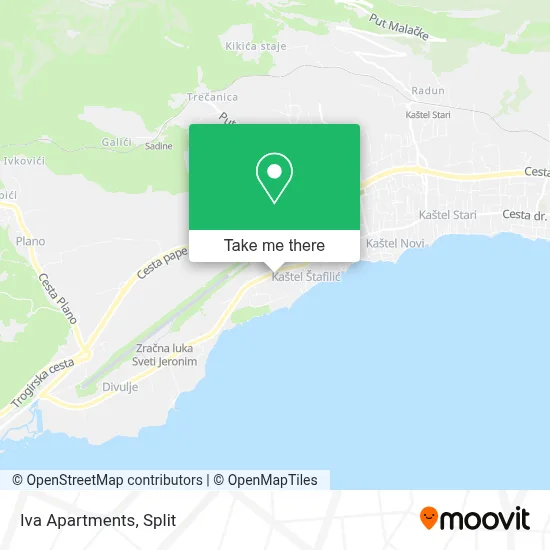 Iva Apartments map