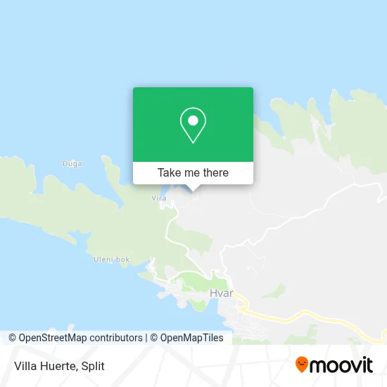Villa Huerte map