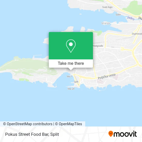 Pokus Street Food Bar map