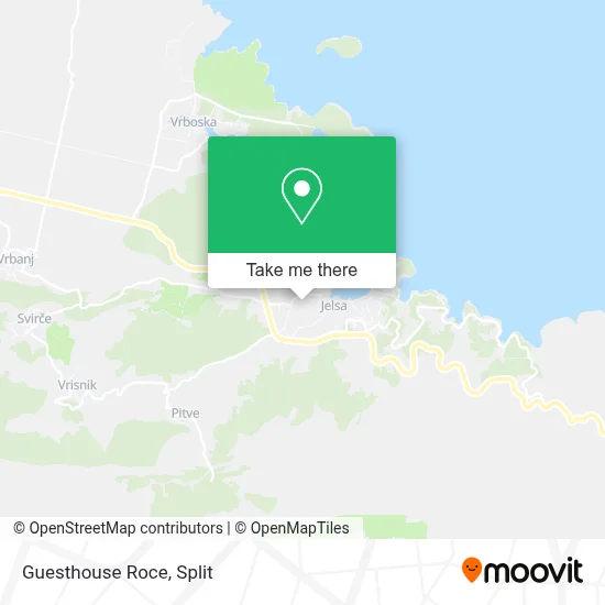 Guesthouse Roce map