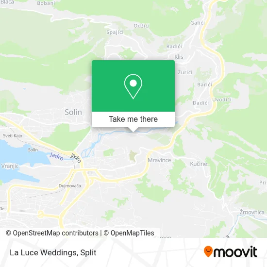 La Luce Weddings map