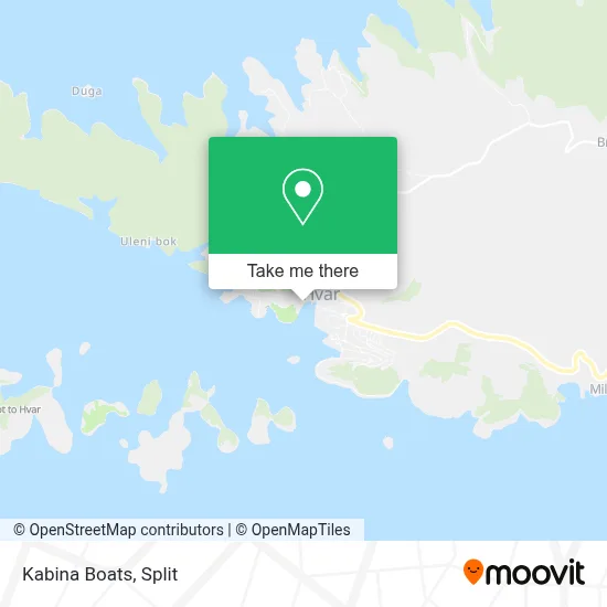 Kabina Boats map