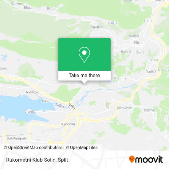 Rukometni Klub Solin map