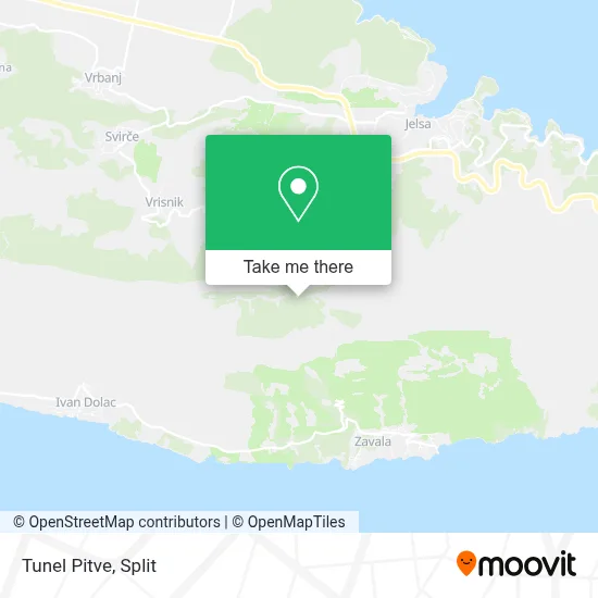 Tunel Pitve map