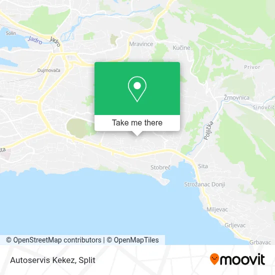 Autoservis Kekez map