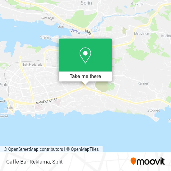 Caffe Bar Reklama map