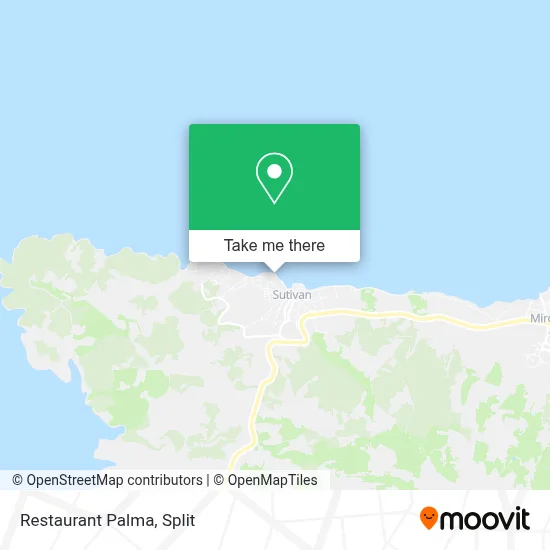 Restaurant Palma map
