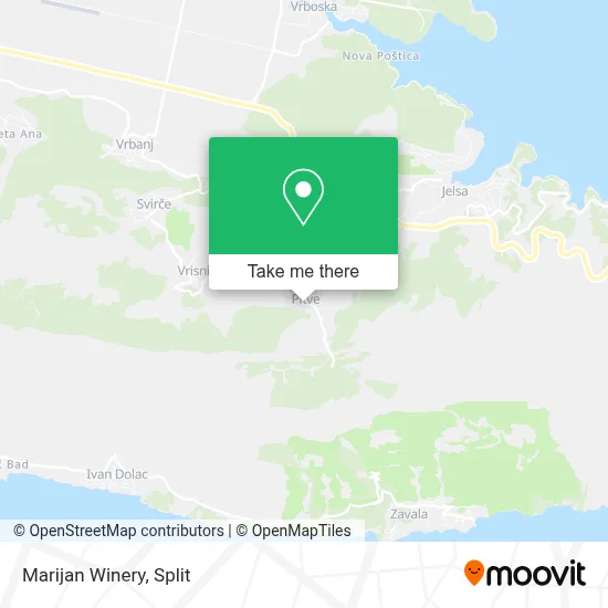 Marijan Winery map