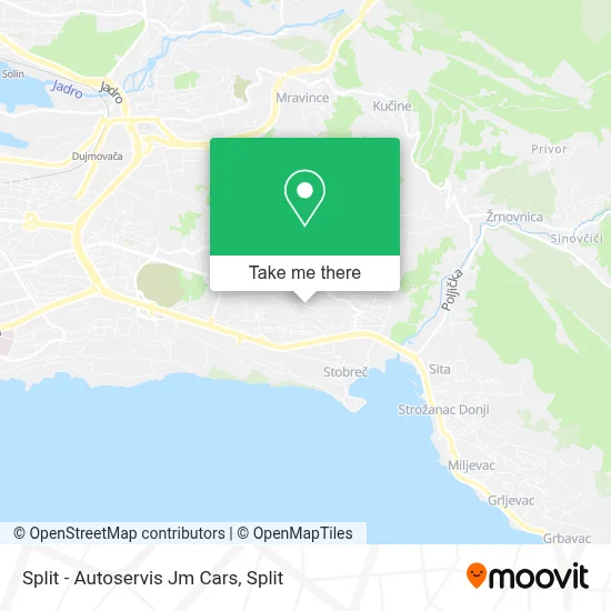 Split - Autoservis Jm Cars map