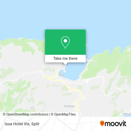 Issa Hotel Vis map