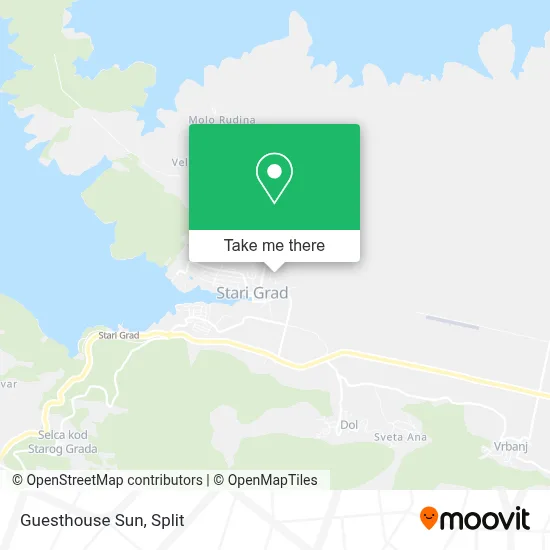 Guesthouse Sun map