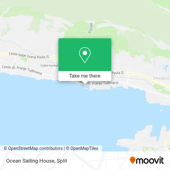 Ocean Sailing House map