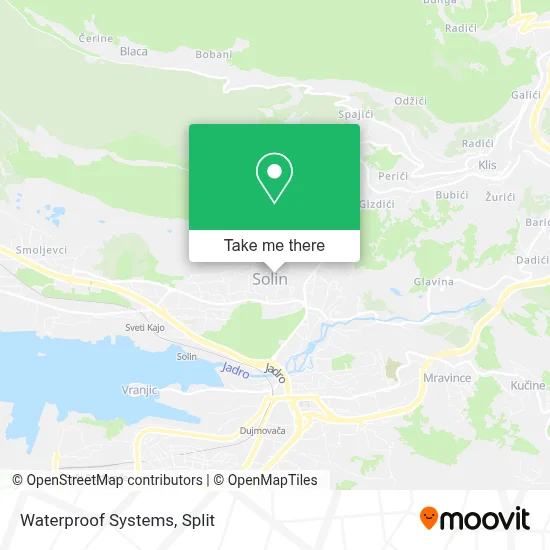 Waterproof Systems map