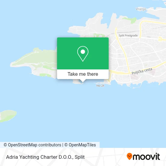 Adria Yachting Charter D.O.O. map