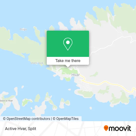 Active Hvar map